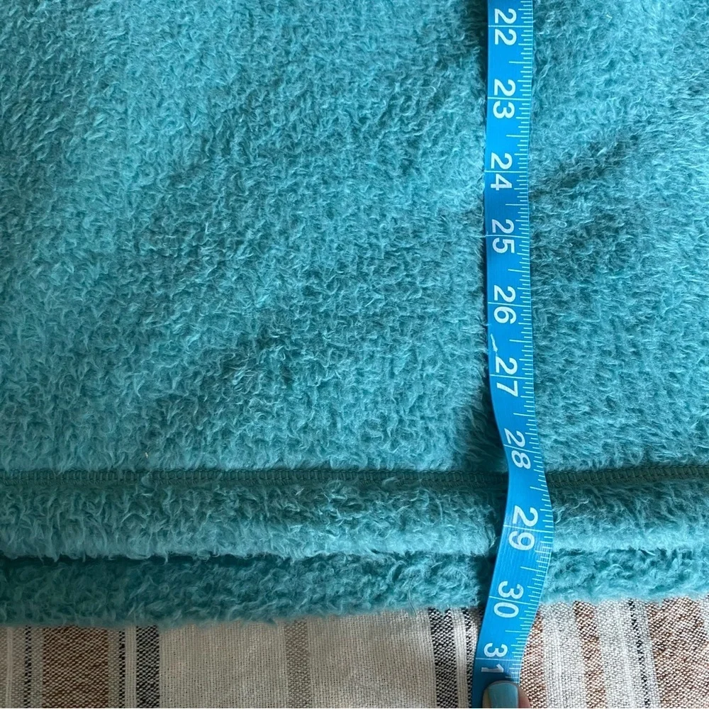 Outerknown Blue Skyline Half Zip Fleece Popover Jacket XL